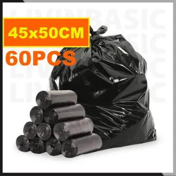 20L-30L Bin Bags 60PCS Drawstring Trash Bags Large Strong