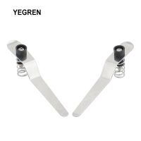 A Pair Stainless Steel Specimen Presser Holder Slides Clips for Biological Microscope Accessories Parts 6 cm 6.7 cm 7.2 cm