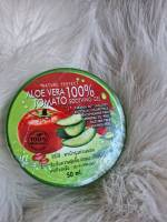 เจลว่านหาง + มะเขือเทศ 100% 50 ml Aloe vera Tomato Soothing gel