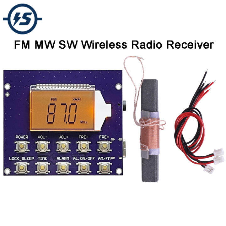 FM MW SW Wireless Radio Receiver Module 87108MHz Station Auto Storage