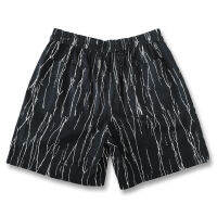 ๋JAXJOEY : กางเกงลินินขาสั้น : PAINT DRIP SHORTS