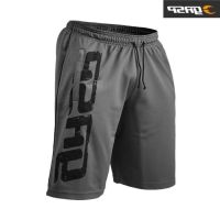 COD ♗ vffe899 Muscular Men Gasp European And American Large Size Fitness Shorts S Quick-Drying Loose Sports Five-Point Pants