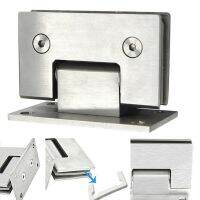 10cmx8cmx8cm Stainless Steel Door Clamp Shower Door Hinge Furniture Bathroom Hardware