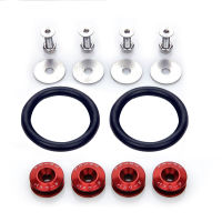 18 PCS Durable Quick Release JDM Fasteners Kit for Car Bumpers Trunk Fender Hatch Lids Car-styling