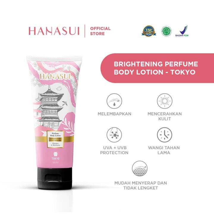 Hanasui Brightening Perfume Body LotionTokyo Lazada Indonesia