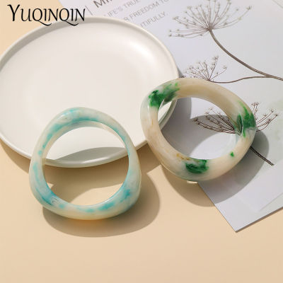 Vintage Colorful Cuff BanglesBracelets Charms Fashion Jewelry Indian Resin Acrylic Womens Bracelets With Designer for Girls