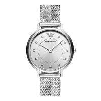 【จัดส่งฟรี】นาฬิกาของแท้  Emporio Armani Ladies Watch Silver Watch 32mm AR11128 นาฬิกาแฟชั่นสำหรับผู้หญิง นาฬิกา 【มาพร้อมกับบรรจุภัณฑ์เดิม】สินค้ารับประกัน1ปี