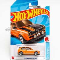 ❗ No. 117 39; 73 HONDA CIVIC CUSTOM Orange Hot Wheels Alloy Small Sports Car