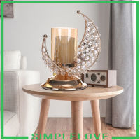 [simpleloveMY] Glass Candle Holder Eid Mubarak Ramadan Home Table Candlestick Decor Gift