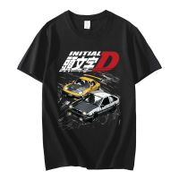 Anime Initial D Drift AE86 T Shirt Takumi Fujiwara R34 Skyline GTR JDM Racing Car T-shirt Mens Summer Casual Oversized T-shirts