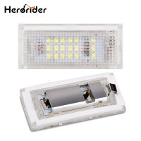 Herorider White 3528 Number Plate Lamp Bulb For BMW E46 4D 323i 325i 328i 6000k 12V Led License Plate Lights