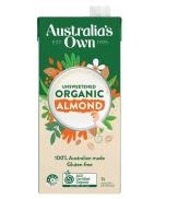 Sữa Hạt Hạnh Nhân Australia s Own hộp 1 lít không đường  thùng 8 hộp. Date