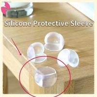 ✇✈ 4Pcs Silicone Protective Sleeve Edge Protector Clear Table Desk Corner Edge Guard Cushion Baby Safety Bumper Protector