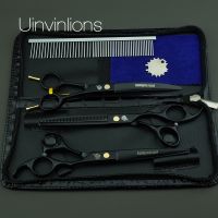 univinlions 7 dog groomer pet scissors dog grooming scissors for dogs horse trimming cat animal hair scissors kit hand clippers