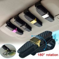 Car Glasses Case Auto Sun Visor Glasses Holder Multifunctional Sunglasses Clip Card Holder Eyeglasses Car Interior Accessories