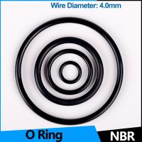 NBR Rubber O Sealing Ring Gasket Nitrile Washers for Car Auto Vehicle Repair Professional Plumbing Air Gas Connections WD4.0