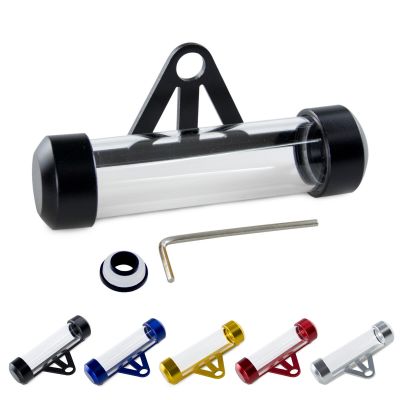 Universal Motorcycle Motorbike Tube Tax Disc Cylindrical Holder Frame Real Waterproof new Pit Dirt Bike Scooters