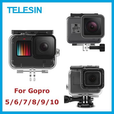 เทเลซินโกโปร9 10ซองกันน้ำฝาครอบสัมผัสได้สำหรับ Gopro Hero 5/6/7 Hero 8 Gopro 9/10สีดำอุปกรณ์เสริมกล้อง