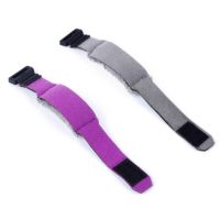 2PCS Guitar Fret Strings Mute Dampeners Muter Wraps Acoustic Classic Guitars Bass Ukulele Accessories, Gray &amp; Purple