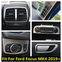 กล่องถุงมือไฟหน้าลำโพงประตูเสา A กรอบช่องระบายอากาศสำหรับ Ford Focus MK4 2019 -2022อุปกรณ์เสริมภายใน