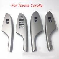 ✵﹍▼ For Toyota Corolla 2007 2008 2009 2010 2011 2012 2013 Window Glass Panel Armrest Lift Switch Button Cover Trim Accessories