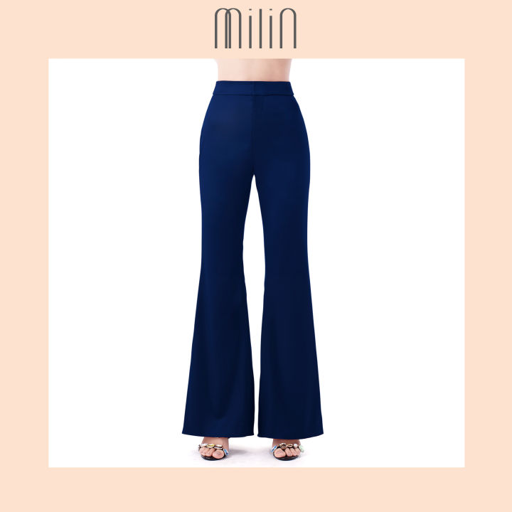 milin-high-waist-flare-silk-satin-pants-กางเกงเอวสูงขายาวผ้าซาติน-camino-pants