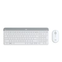 JIB KEYBOARD &amp; MOUSE (คีย์บอร์ดและเมาส์ไร้สาย) LOGITECH MK470 SLIM WIRELESS KEYBOARD AND MOUSE COMBO (WHITE) (EN/TH)