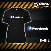 เสื้อยืดสกรีนลาย ?? FACEBOOK 8-BIT ??