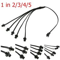 5/4/3/2 In 1 Splitter Cable สำหรับ EL Neon Light LED Rope Strip Light Conected With Inverter