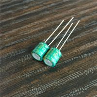 ✁☁◊ 10pcs 100uF 25V SANYO 6.3x7mm Low profile Good Quality 25V100uF Aluminum Electrolytic Capacitors