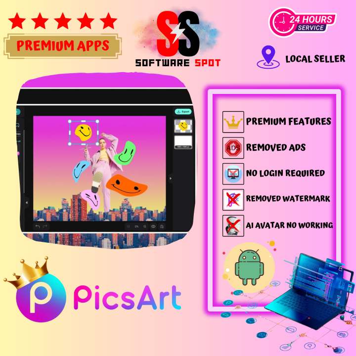 [Android ONLY] Instant Deliver Picsart Premium Premium Features