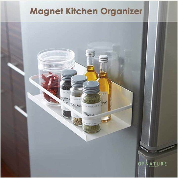 OFNATURE Fridge Rack Organizer Metal Spice Storage Shelf