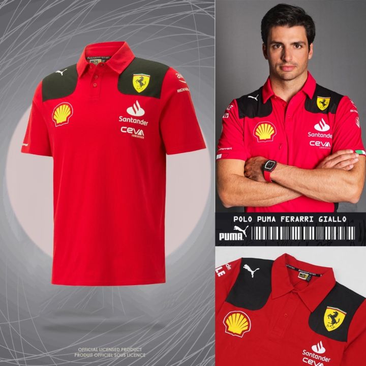 Ferrari SEASON 2023 POLO TShirt/FERRARI GIALLO 24S PREMIUM POLO Shirt