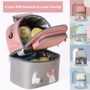 Túi Đựng Bình Sữa Giữ Nhiệt 2 Lớp Chống Thấm Nước Cho Mẹ Bỉm Sữa