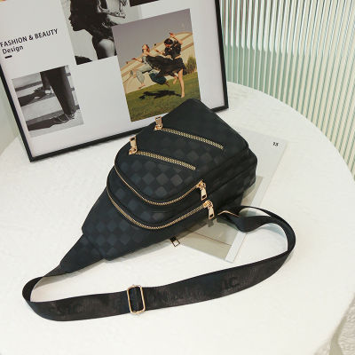 กระเป๋าสะพายข้างกระเป๋าคาดหน้าอก2023ของผู้หญิง Zongsheng กระเป๋าสะพายข้างเนื้อกระเป๋าคาดเอวขั้นสูง