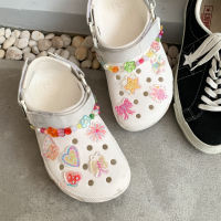 ✨ลายดาวหมด✨Jibbizt funny flower ตัวติดรองเท้าcrocs