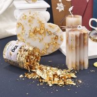 ✴ 2-10g Gold Leaf Flakes Sequins Glitters Epoxy Resin Filling Gold Foil Paper DIY Resin Silicone Mold DIY Nail Art Jewelry Decor