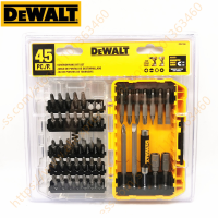 DEWALT DW2166 45ชิ้นไขควงบิตตั้งเหล็ก Hex S Hank ฟิลลิป Slotted สแควร์สิ้นสุดวันที่สองบิตอุปกรณ์เครื่องมือไฟฟ้า