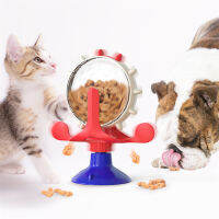 Dog Cat Toy Money Ferris Wheel Windmill Leaking Food Dispensing Toy Interactive IQ Playing Toys for Kitten Puppy