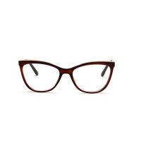 Anti Blue Light Cat Eye Prescription Eyeglasses Women Tea Frame Oval Nearsighted Glasses Female 0 -0.5 -0.75 -1.0 To -6.0