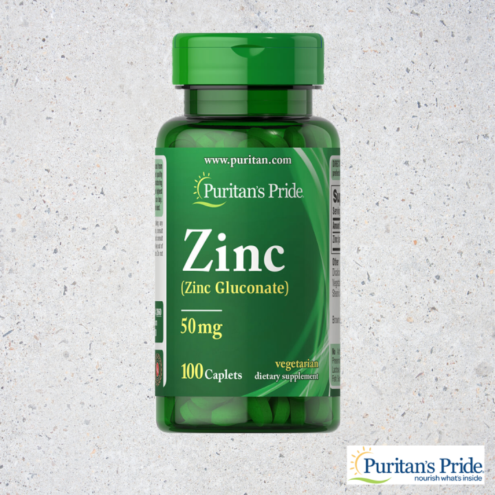 PURITAN'S PRIDE ZINC GLUCONATE 50 mg 100 tablets Lazada PH