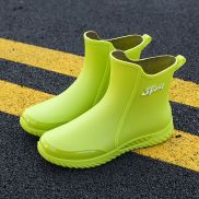 Mikejie 2023 New Rain Boots Men s Short Tube Waterproof Rubber Shoes