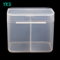 ?【Lowest price】YKS Nail Art Plastic CLEAR Organizer น้ำยาล้างภาชนะทำความสะอาดภาชนะฝ้าย