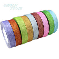 (25 meters / volume) 1  (25mm) metal ribbon flash wholesale color wedding gift ribbon wrap gift