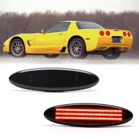 ไฟสัญญาณกันชนข้างไฟกันชนหลัง LED สำหรับ Chevy Corvette C5 1997-2004 Coupe Z06เปิดประทุนสัญญาณแดง Eqtz5f แสดงสถานะ