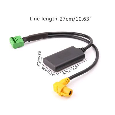 MMI 3G AMI 12-pin Bluetooth AUX Cable Adapter Wireless Audio Input For Audi Q5 A6 A4 Q7 A5 S5 Hotselling