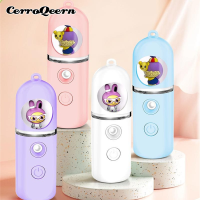 CerroQeern NEW!อุปกรณ์ใช้กำจัดความชื้นในสำนักงานขนาด เครื่องพ่นไอน้ำขนาดเล็ก USB ชาร์จได้เครื่องมือดูแลผิวหน้าให้ความชุ่มชื้นใบหน้าอุปกรณ์ทำความเย็นและอากาศขนาดเล็ก