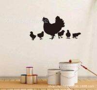 [COD] Factory wholesale creative flock of hens animal wall stickers home decoration study bedroom