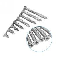 200Pcs M4 Stainless Steel  Screw Self Tapping Screws Combination Set Flat screw set tornillos para madera Nails Screws  Fasteners