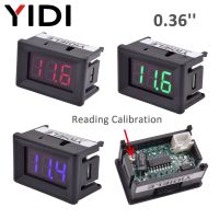 ♙ chailian261683 5pcs 10pcs 0.36 Inch 0-100V Digital Display Voltmeter Car Voltage 2.3-30VDC Detector Tester Reading Calibrate